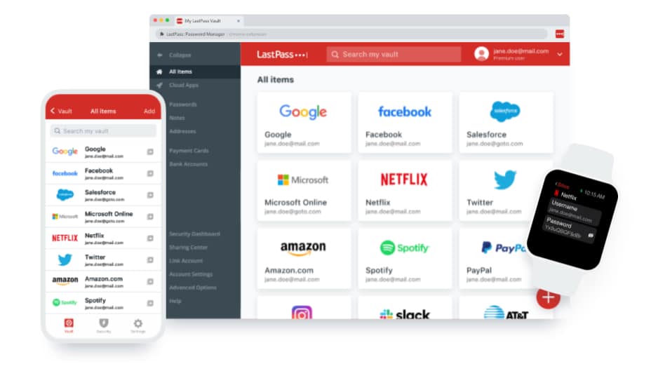 Gerador de senhas - LastPass